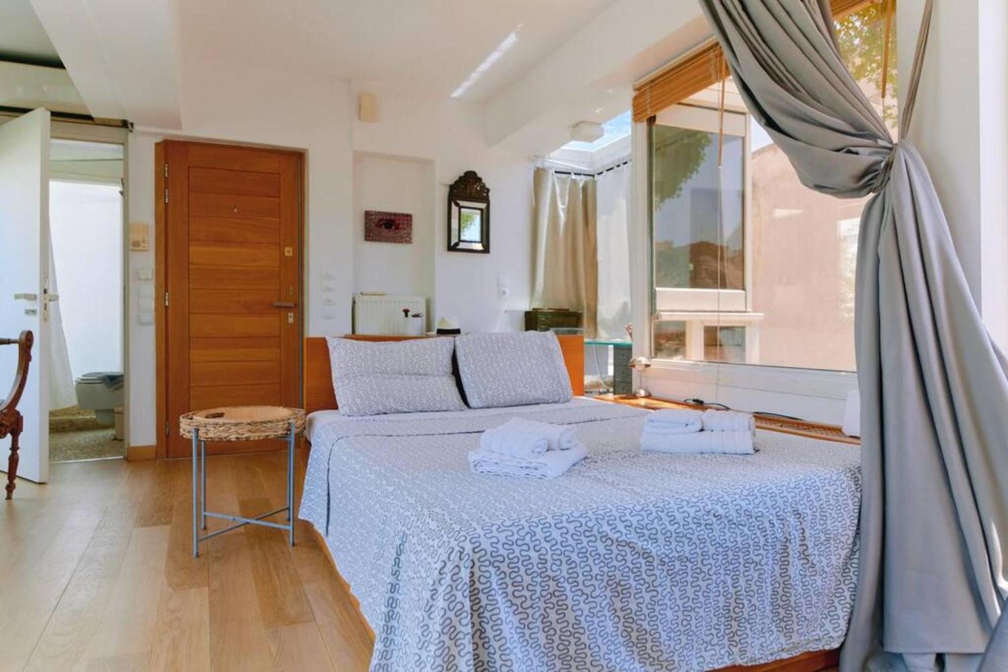 360 View In Roof Top Appartment With Patio Athen Exterior foto